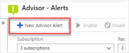 لقطة شاشة تعرض تنبيه New Advisor.