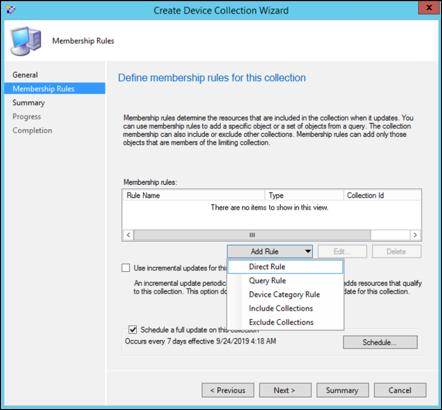 لقطة شاشة لمعالج Microsoft Configuration Manager 4.