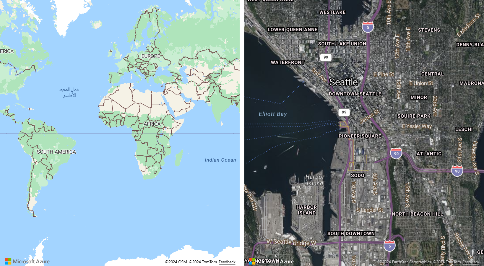 A screenshot that shows the snap grid on map.