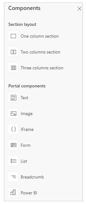 Subfinestra de components