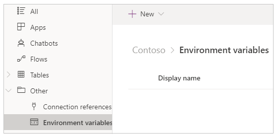 Explorador de solucions: variables d'entorn