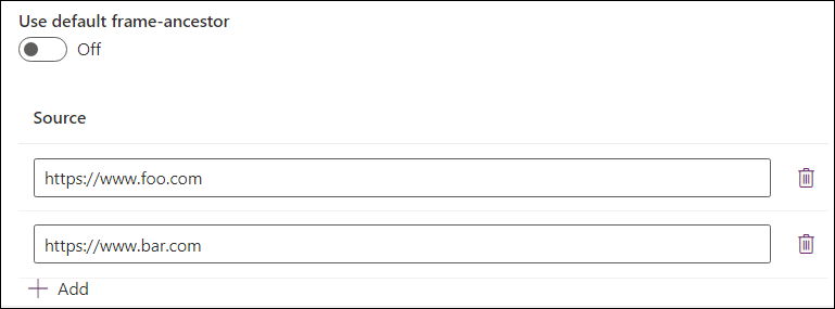 Configuració de directives CSP personalitzades