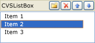 CvSListBox – ovládací prvek.