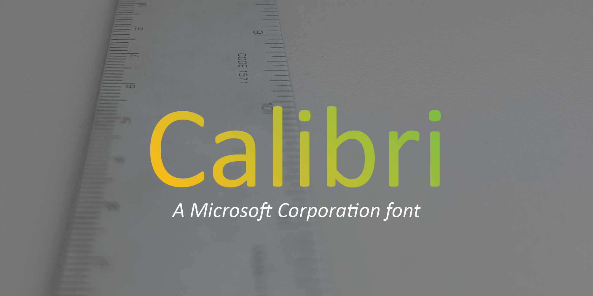 Calibri Poster 1