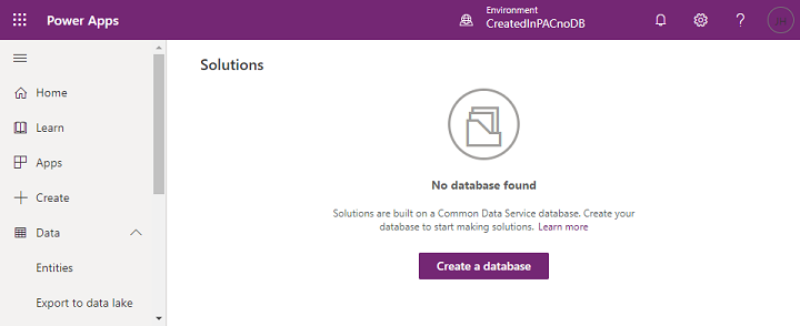 Oprette database fra tabeller.