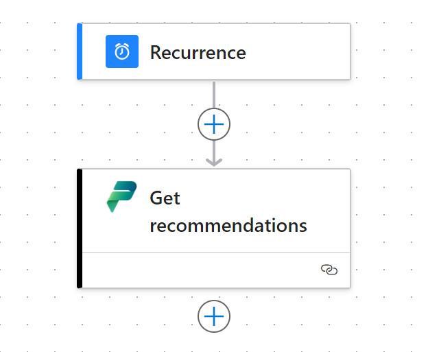 Zeigt den Connector an einem Power Automate-Workflow.