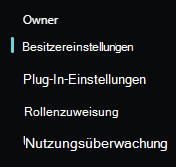 Screenshot der Optionen im Menü 