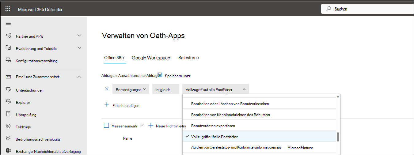 OAuth-Phishing riskant.