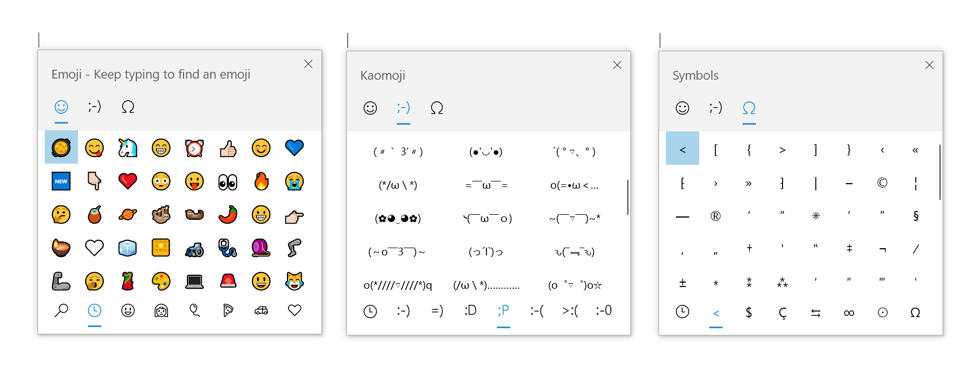 Symbole und Kaomoji sind jetzt nur noch ein Hotkey entfernt!