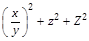 Formula with a good superscript position beside tall parentheses