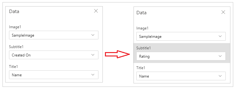 Edit selected field.