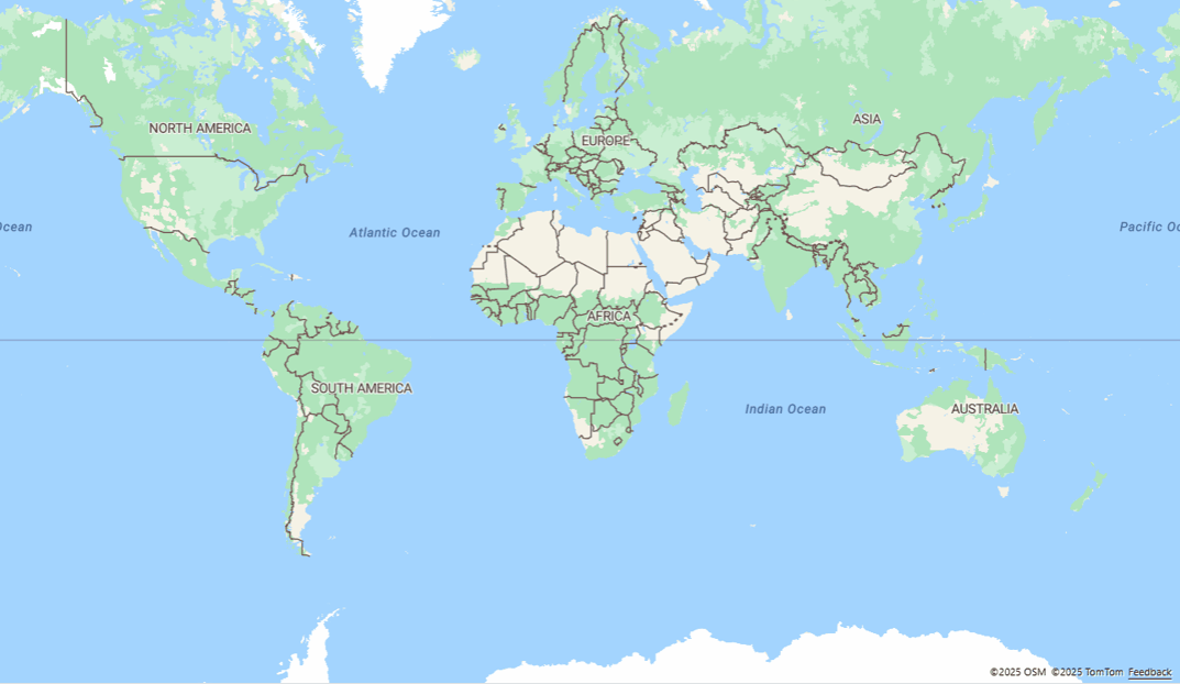 An animated GIF that shows country/region borders on a map.