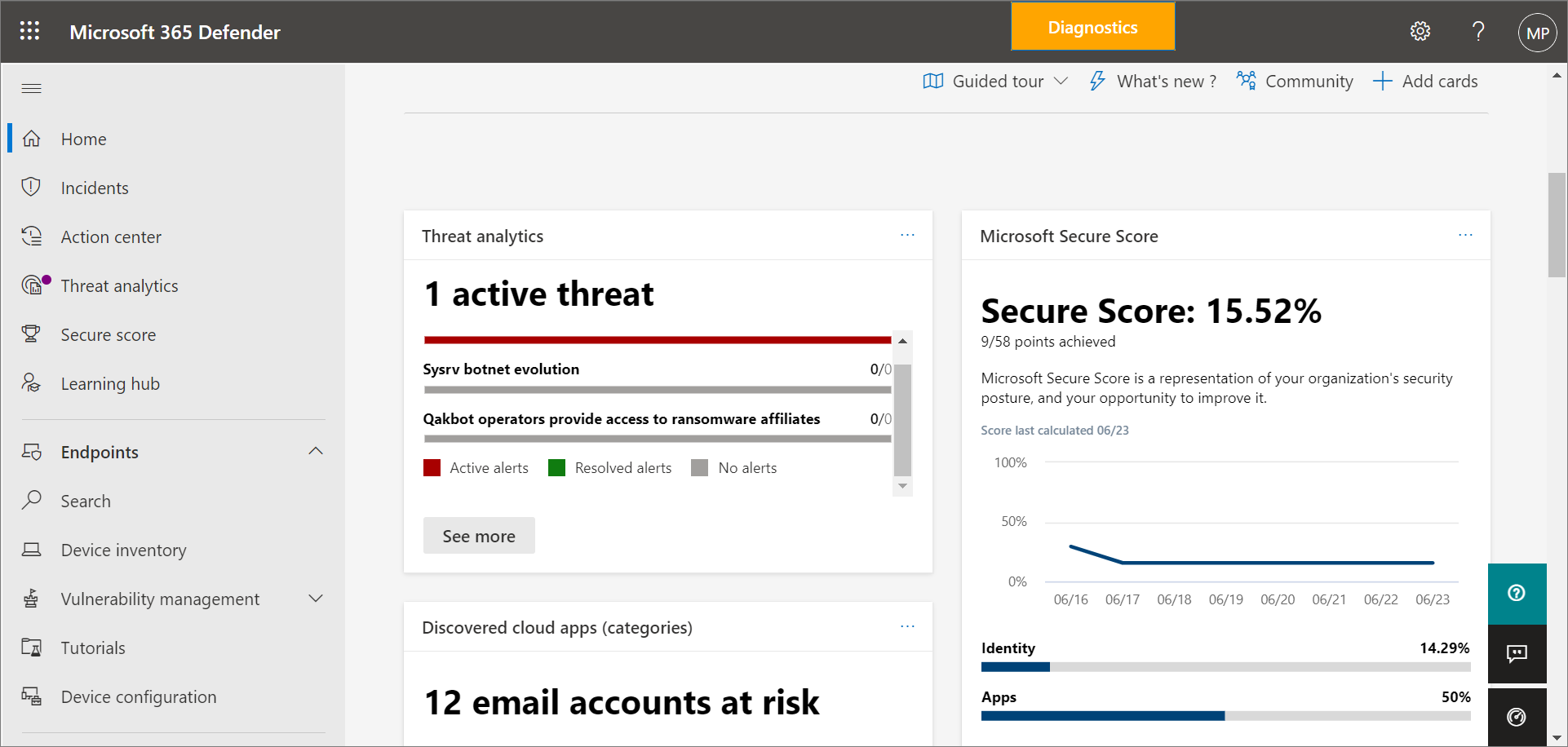 Microsoft Defender portal