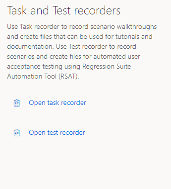 Test recorder.