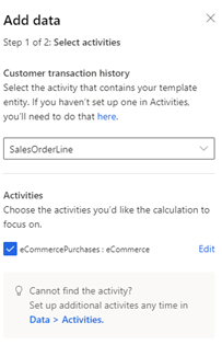 Add required data for CLV model