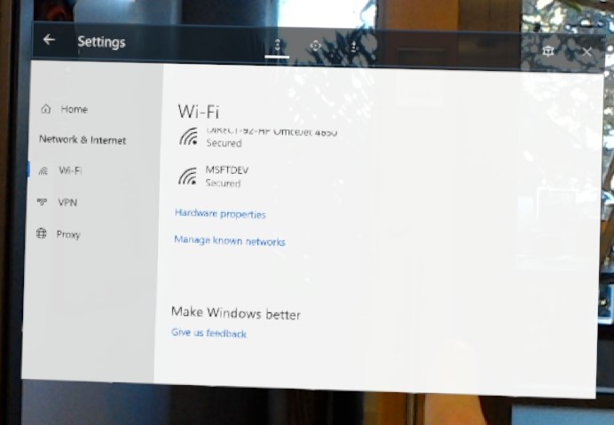 Hardware properties in Wi-Fi settings.