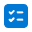 Checklist symbol.