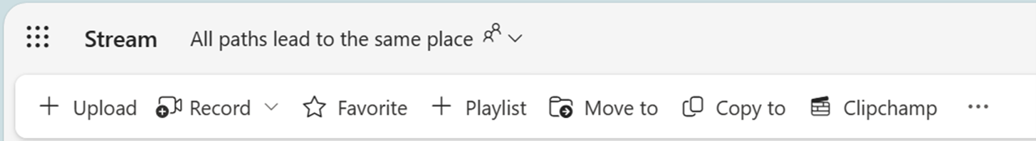 Create a playlist from Stream Web App.