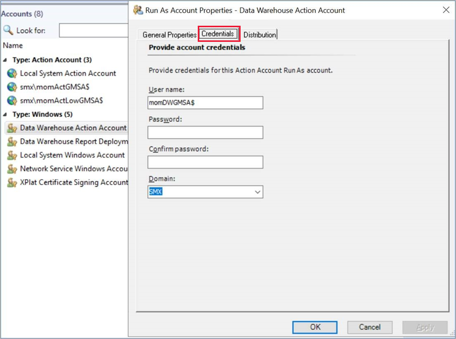 Screenshot of Data Warehouse Monitoring host.