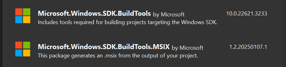 MSIX tooling