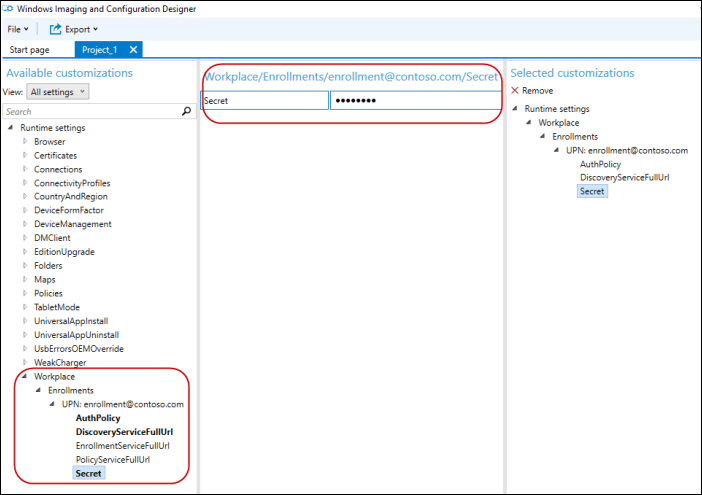 bulk enrollment screenshot.