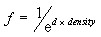 formula of fog-effect intensity