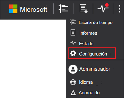 Opciones de configuración de ATA.