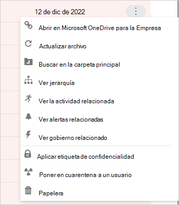 Aplicar etiqueta de confidencialidad.