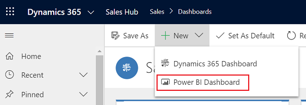 Nuevo panel de Power BI