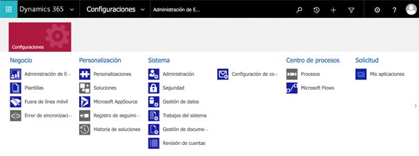 Configuración.