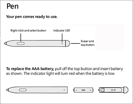 Lápiz de Surface Hub