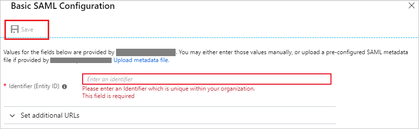 Compliance ELF Domain and URLs single sign-on information