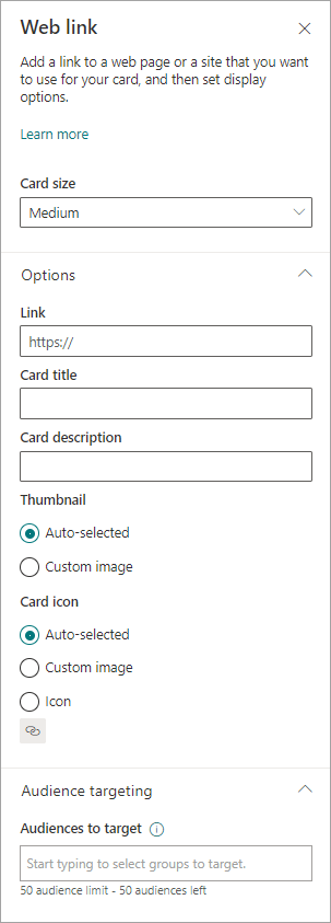 Screenshot showing how to choose options.