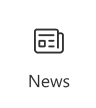 Screenshots of the News card icon with a link to more information.