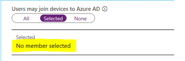 Image montrant la configuration des appareils Microsoft Entra joints.