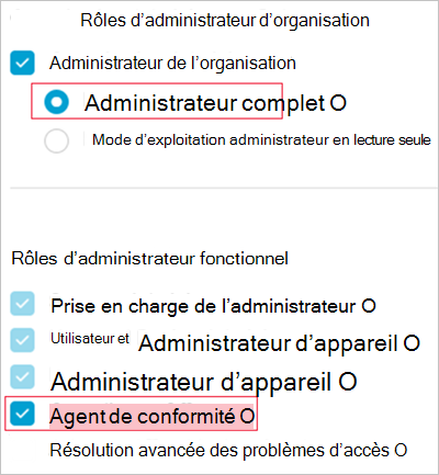 Rôles Webex prérequis.