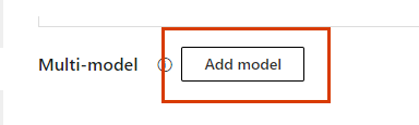 Capture d’écran de la page de notation prédictive du prospect, avec l’option Ajouter un modèle mise en évidence.