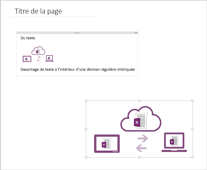 Page obtenue avec l’élément div et l’image ayant une position absolue