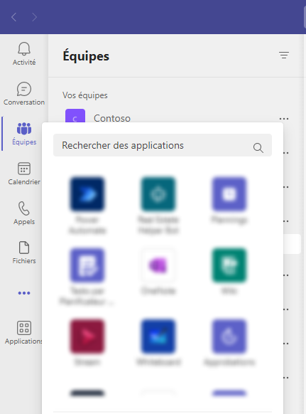 Application Power Apps désinstallée.