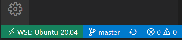 Indicateur à distance de WSL dans VS Code