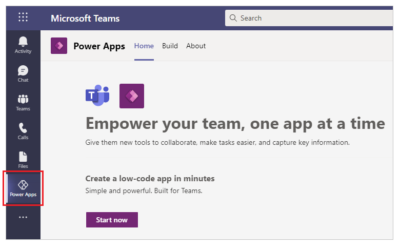 Power Apps ऐप.