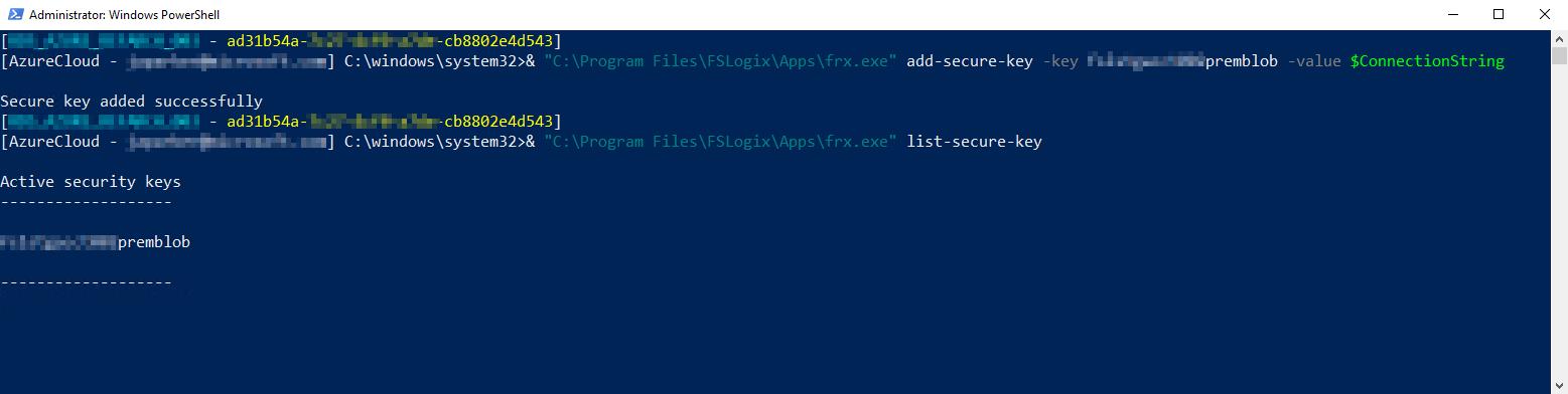 powershell menambahkan kunci aman daftar