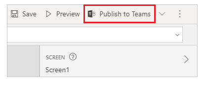 Publish to Teams.