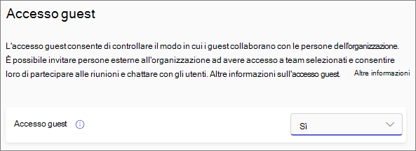 Consenti l'opzione di accesso guest impostata su Attivato.