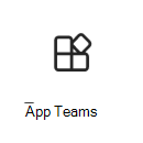 Screenshot dell'icona dell'app Teams con un collegamento ad altre informazioni.