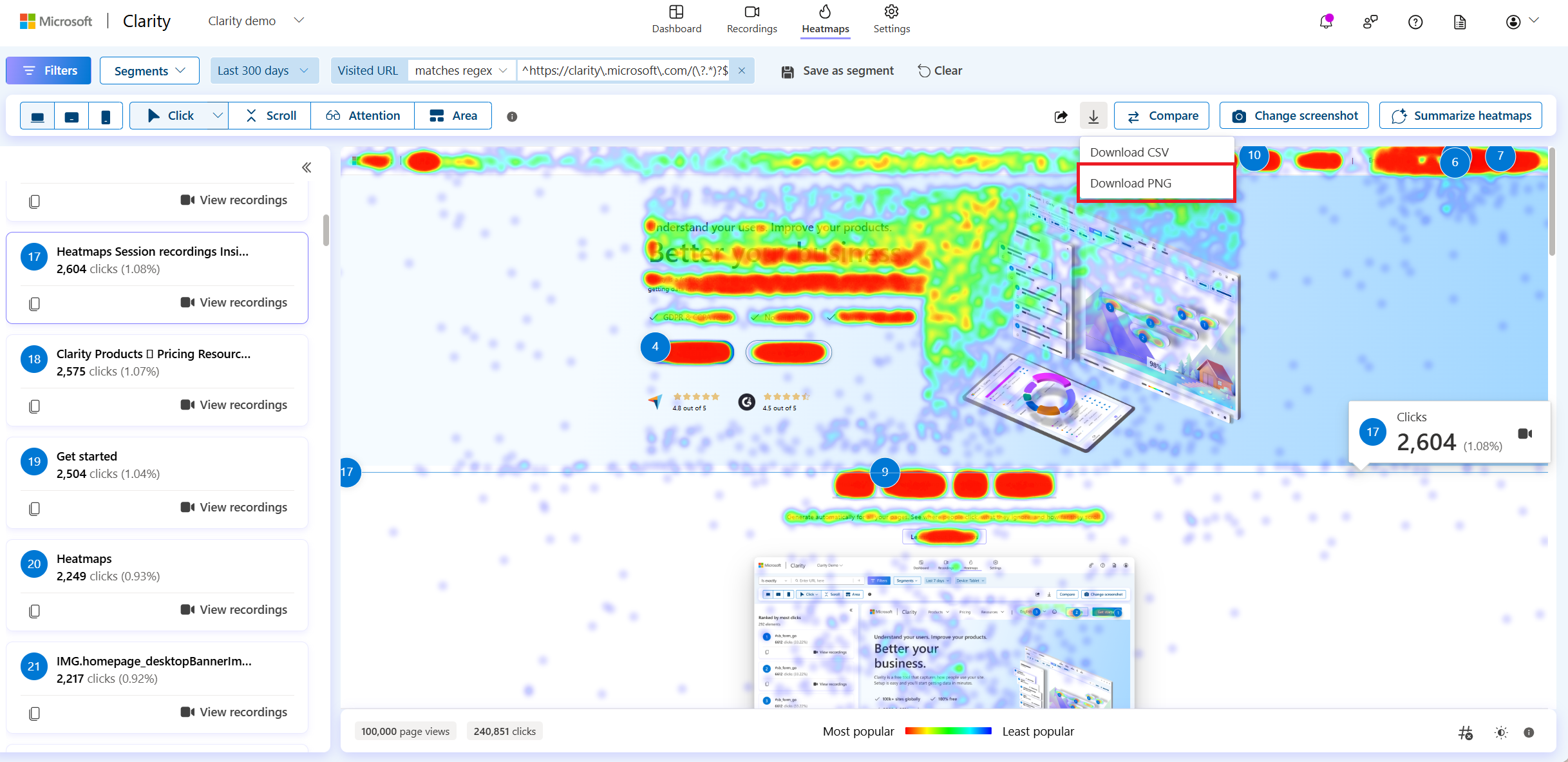 Select download as png on heatmap.