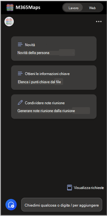 Copilot per Microsoft 365 per dispositivi mobili.