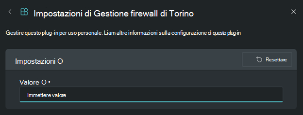 Immagine delle impostazioni di Gestione firewall Tufin