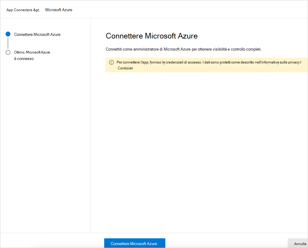Connettere Azure.