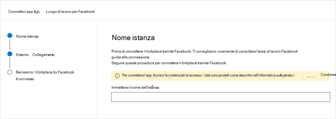 Assegnare un nome al connettore.